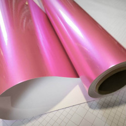 Ružová lesklá metalická fólia Ružová lesklá metalická fólia