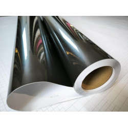 Šedá lesklá metalická fólia Šedá lesklá metalická fólia