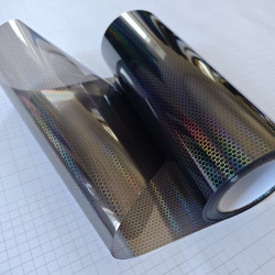 Fólia na svetlá - honeycomb - čierna