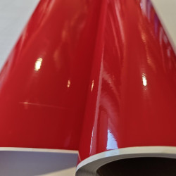 Červená lesklá fólia CARLIKE