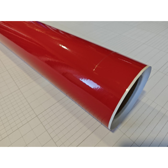 Červená lesklá fólia CARLIKE