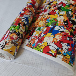 Stickerbomb fólia - "A" Stickerbomb fólia - "A"