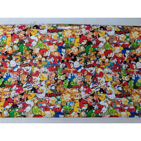 Stickerbomb fólia - "A"