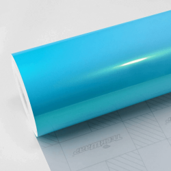 Caribbean Blue lesklá metalická fólia  -  RB09 - HD Caribbean Blue lesklá metalická fólia  -  RB09 - HD