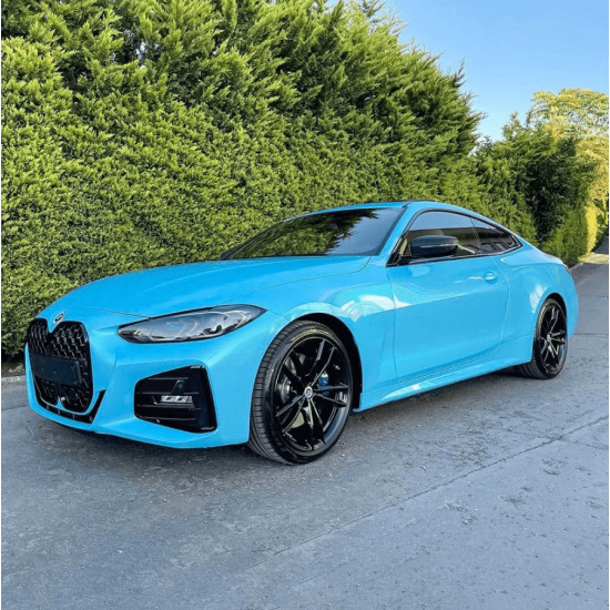 Caribbean Blue lesklá metalická fólia  -  RB09 - HD