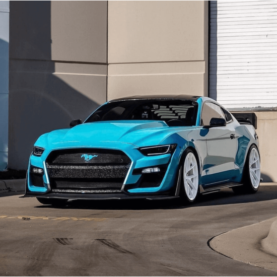 Caribbean Blue lesklá metalická fólia  -  RB09 - HD