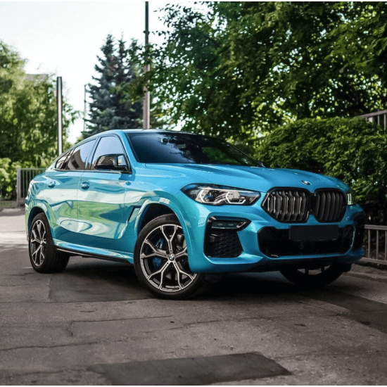 Sea Turquoise lesklá metalická fólia  -  RB16 - HD Sea Turquoise lesklá metalická fólia  -  RB16 - HD