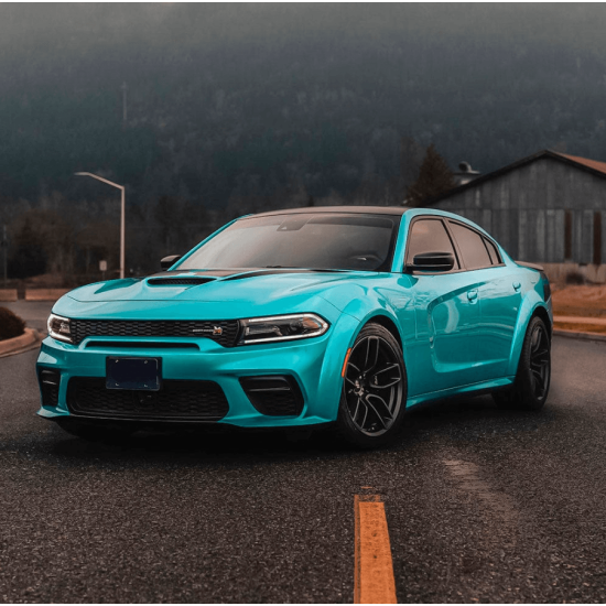 Sea Turquoise lesklá metalická fólia  -  RB16 - HD Sea Turquoise lesklá metalická fólia  -  RB16 - HD