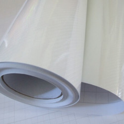 Biela 5D karbónová fólia (vzor 1)