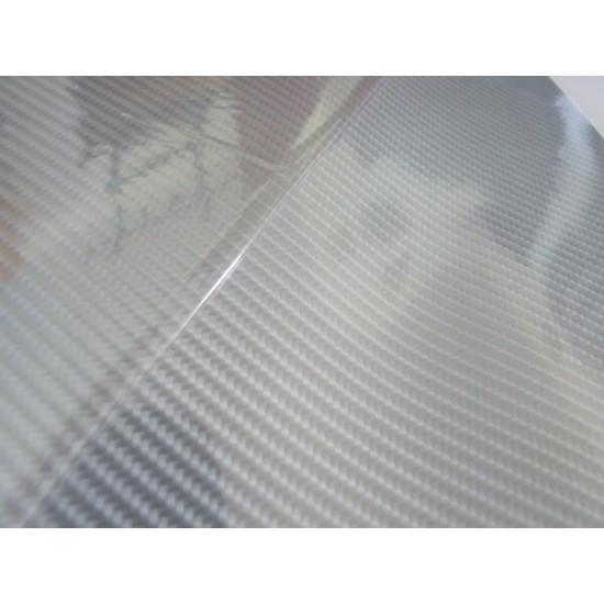 Strieborná 5D karbónová fólia (vzor 1)