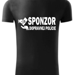 Sponzor dopravnej polície - tričko Sponzor dopravnej polície - tričko