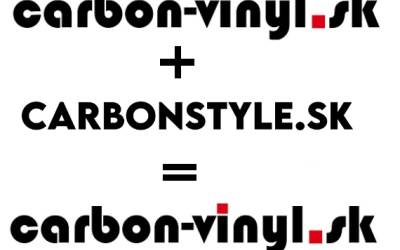 Carbonstyle.sk a carbon-vinyl.sk pod jednou strechou