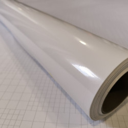 Biela lesklá fólia CARLIKE - 1,6m x 1,52m