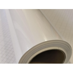 Biela lesklá fólia CARLIKE - 0,7m x 1,52m