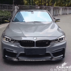 Šedá lesklá fólia CARLIKE - 0,8m x 1,5m