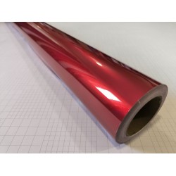 Červená lesklá metalická fólia - 0,8bm Červená lesklá metalická fólia - 0,8bm