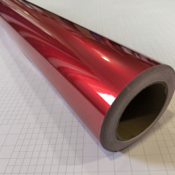 Červená lesklá metalická fólia - 0,8bm Červená lesklá metalická fólia - 0,8bm