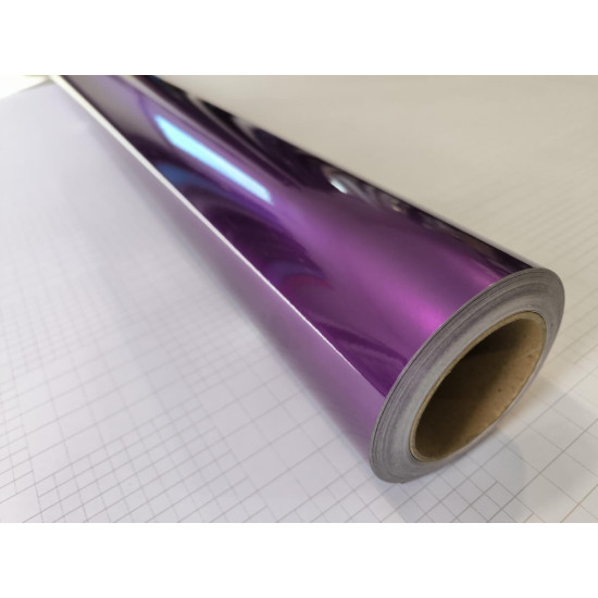 Fialová lesklá metalická fólia Fialová lesklá metalická fólia