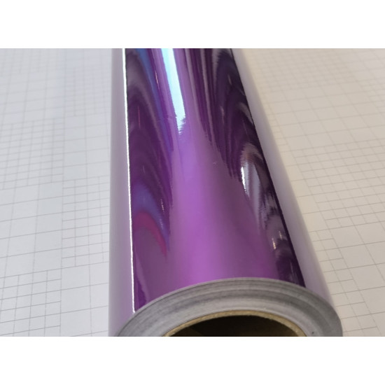 Fialová lesklá metalická fólia Fialová lesklá metalická fólia