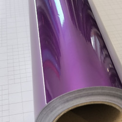 Fialová lesklá metalická fólia