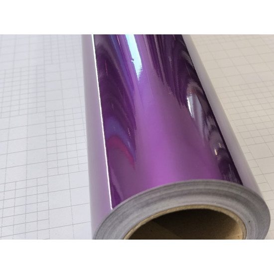 Fialová lesklá metalická fólia Fialová lesklá metalická fólia