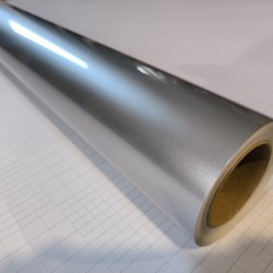 Strieborná lesklá metalická fólia