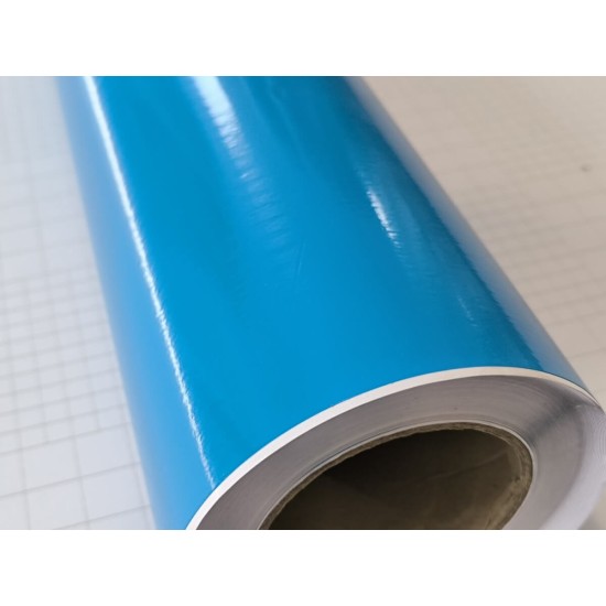 Modrá lesklá fólia Modrá lesklá fólia