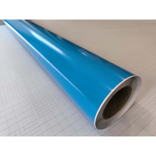 Modrá lesklá fólia Modrá lesklá fólia