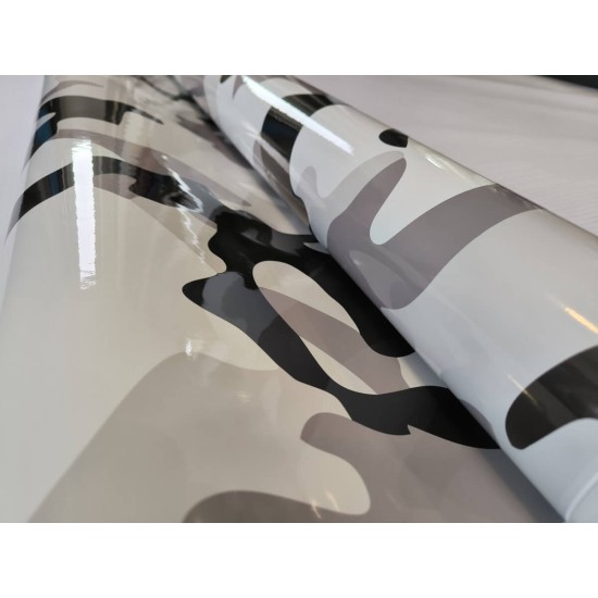 Maskáčová fólia - arktická lesklá Maskáčová fólia - arktická lesklá