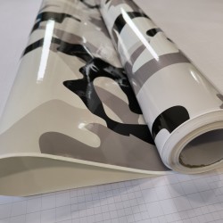 Maskáčová fólia - arktická lesklá