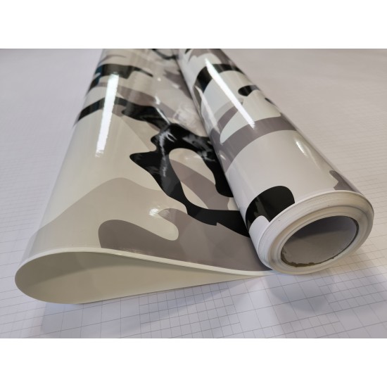 Maskáčová fólia - arktická lesklá Maskáčová fólia - arktická lesklá