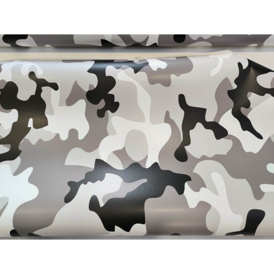 Maskáčová fólia - arktická matná Maskáčová fólia - arktická matná