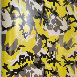 Maskáčová fólia - žltá