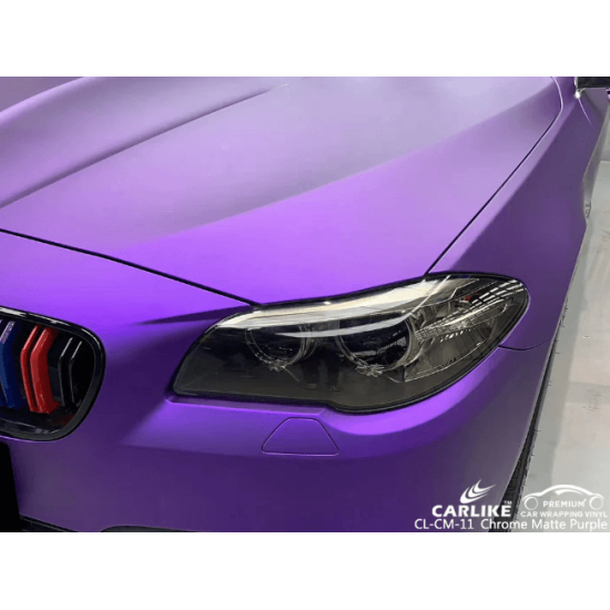 Fialová matná chrómová fólia