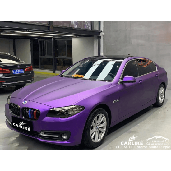 Fialová matná chrómová fólia