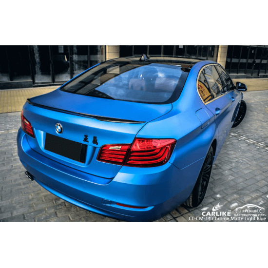 Oceľová modrá matná chrómová fólia Oceľová modrá matná chrómová fólia