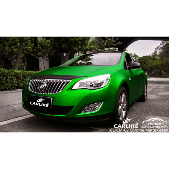 Zelená matná chrómová fólia Zelená matná chrómová fólia