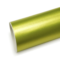 Zlato-zelená matná chrómová fólia Zlato-zelená matná chrómová fólia
