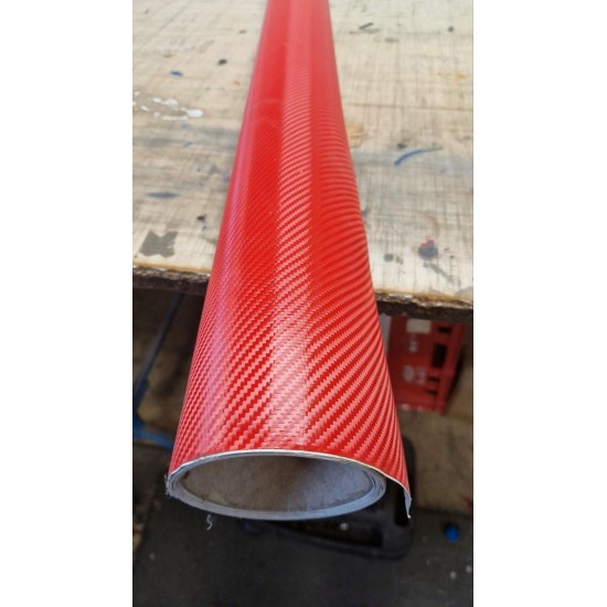 Červená karbónová fólia - Oracal