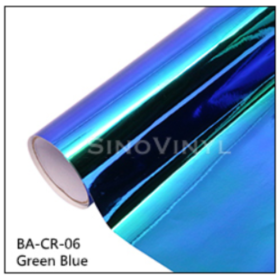 Chameleon plotrová fólia - green blue