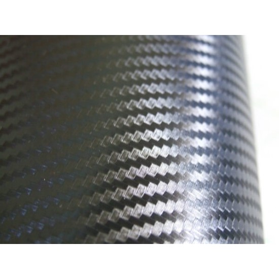 Čierna 3D karbónová fólia 