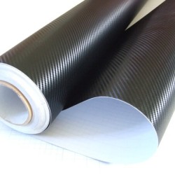 Čierna 3D karbónová fólia (veľká textúra karbónu)