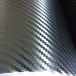 Čierna 3D karbónová fólia (veľká textúra karbónu)