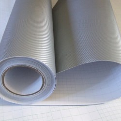 Strieborná 3D karbónová fólia