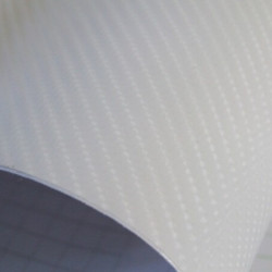 Biela 4D karbónová fólia