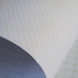 Biela 4D karbónová fólia