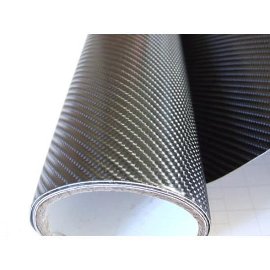 Čierna 4D karbónová fólia
