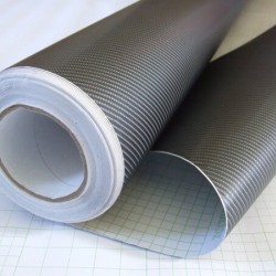Šedá 4D karbónová fólia