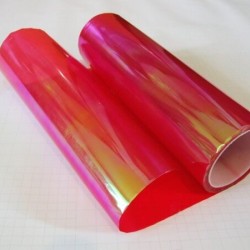 Fólia na svetlá - Chameleón červená