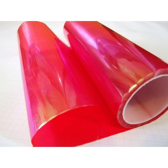 Fólia na svetlá - Chameleón červená